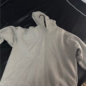 Mens Essentials Hoodie, Dark Oatmeal Size S